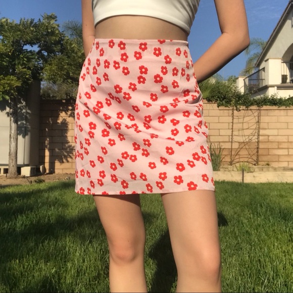 Floral Print Skirt - Picture 2 of 4